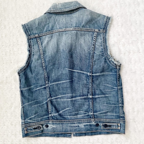 Mankind Distressed Denim Vest | Poshmark
